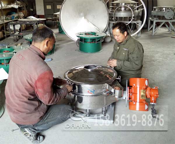 直排振動篩裝機圖 直排振動篩裝機圖