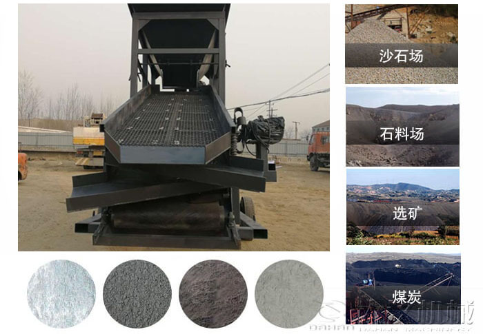振動篩沙機使用行業及物料:沙石場,石料場,選礦,煤炭。